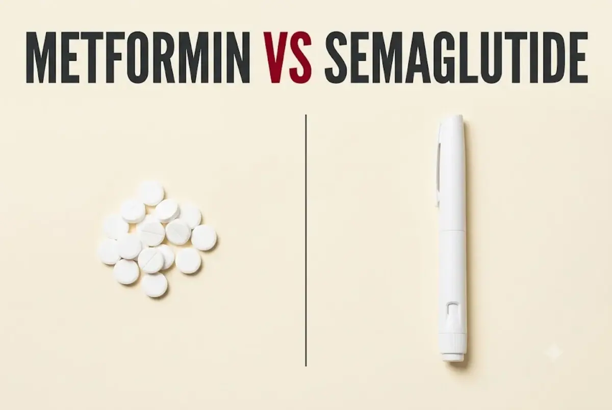 Comparison of metformin and semaglutide for weight and blood sugar