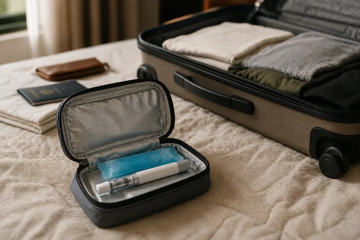 Storing and travelling with a semaglutide pen safely